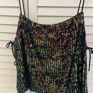 Topshop Glitz Tank